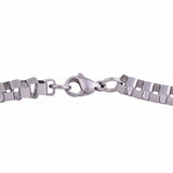 Vintage Classic Box Chain SteelTone Stainless Steel Necklace