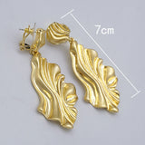 Vintage Long Drop Geometric Earrings Statement Earings Party Jewelry
