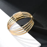 Vintage Geometry Bangles Jewelry Layer Circle Bangles Bracelet