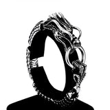 Men's Dragon Head 3D Bracelet Stainless Steel Punk Animal Jewelry