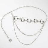 Vintage Metal Punk Waist Chain Layered Belt Moon Star Waistband