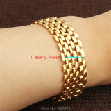 Wide Link Bracelet for Women Men Jewelry
