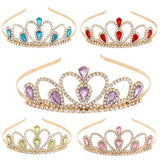 Water Drop Crystal Small Tiaras Crown for Girls Party Birthday Headbands
