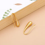 Water Drop Earrings Stainless Steel Silver Party Jewelry