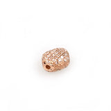 Brass CZ Charm Metal Beads Jewelry Rhinestone Disco Beads