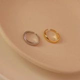 Wave Curve Silver Ring for Women Personalized Finger Jewelry Wedding Party Gift