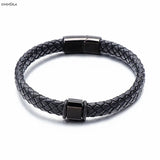 Stainless Steel Men Cable Wire Bangle Bracelets
