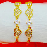 14K Heart Diamond Bracelet Women Celebrity Chain Fine Jewelry