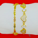 14K Heart Diamond Bracelet Wedding Anniversary Fine Jewelry