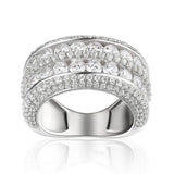 CZ Wedding Band Women's Finger Ring