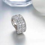 CZ Wedding Band Women's Finger Ring
