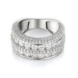 CZ Wedding Band Women's Finger Ring