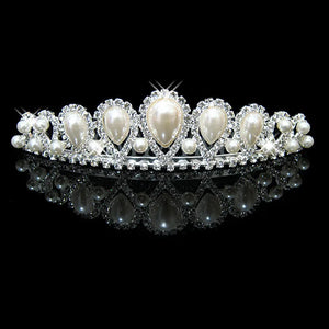 Bride Wedding Tiara Hair Comb Crown
