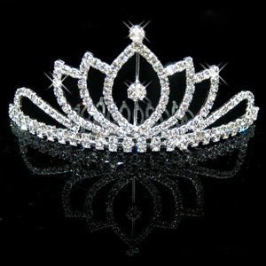 Bride Wedding Tiara Hair Comb Crown