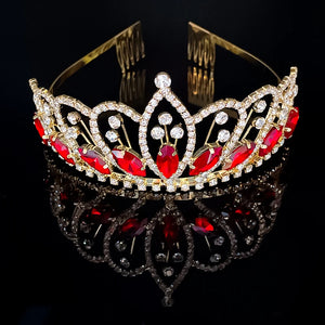 Baroque Bridal Tiara Crystal Rhinestone Headband