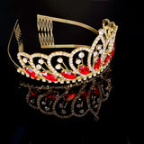 Baroque Bridal Tiara Crystal Rhinestone Headband