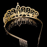 Baroque Bridal Tiara Crystal Rhinestone Headband