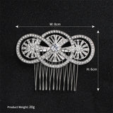 Wedding Crystal Barrette Pearl Hair Combs Bridal Hairpins Accessories
