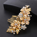Wedding Crystal Barrette Pearl Hair Combs Bridal Hairpins Accessories
