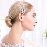 Wedding Crystal Barrette Pearl Hair Combs Bridal Hairpins Accessories