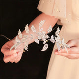 Bridal Hair Comb Pearl Rhinestone Headpiece