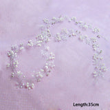 Bride Simulated Pearl Crystal Crown Hairband
