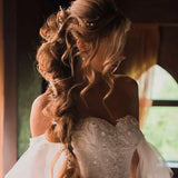 Bride Simulated Pearl Crystal Crown Hairband