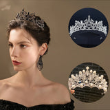 Rhinestone Crystal Wedding Tiara Bridal Hair Crown