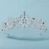 Rhinestone Crystal Wedding Tiara Bridal Hair Crown