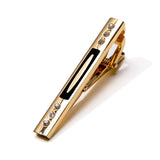 Crystal Cufflinks Necktie Clip Tie Pin Mens Gift Tie Bar Cufflinks Set