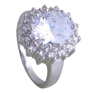 Women's CZ Silver Filled Wedding Ring AR2111