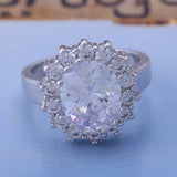 Women's CZ Silver Filled Wedding Ring AR2111