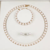 Freshwater Pearl Jewelry Set for Women Wedding Gift