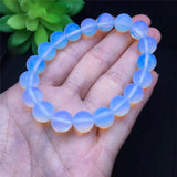 Opal Bracelet Women Elastic Cat Eye Stone Jewelry 10mm