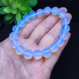 Opal Bracelet Women Elastic Cat Eye Stone Jewelry 10mm