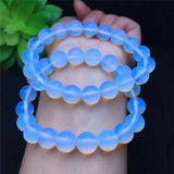 Opal Bracelet Women Elastic Cat Eye Stone Jewelry 10mm