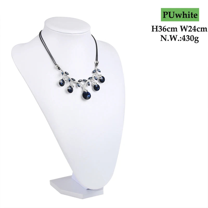 PU Jewelry Display Bust Shelf Ornament Holder Mannequin Rack Stand
