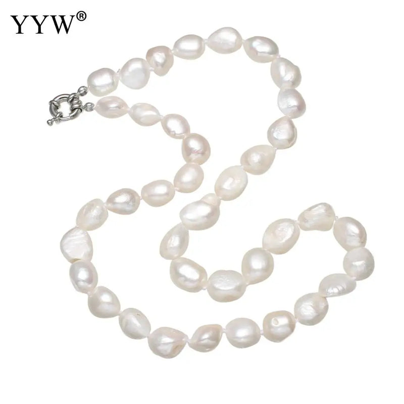 Pearls Necklace 8-9mm Natural Freshwater Pearls Jewelry