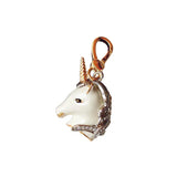 Unicorn Charm Women Handbag Zipper Key Chains Small Pendant Necklace Jewelry