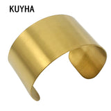 Geometric Cuff Bangles Wide Bracelets for Women Men