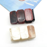 Chunky Acrylic Beads Link Bracelet Wide Width