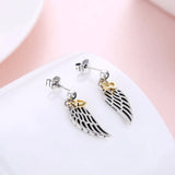 Heart Shape 925 Sterling Silver Dangle Earrings for Women (JewelOra EA102780)