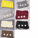 Winter Flower Caps 001 Fit 18mm Snap Button Knitted Hat Charms Jewelry