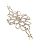 Crystal Rhinestone Bridal Wristband Cuff Bracelet for Women