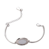 Round Charm Sublimation Bracelet Women's Jewelry