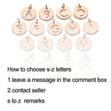Women A-Z Initial Anklet Stainless Steel Beaded Chain Beach Anklet Bracelet