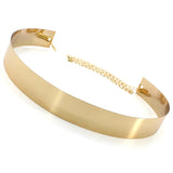 Women Adjustable Metal Belt Dress Bling Silver Waistband Waist Chain