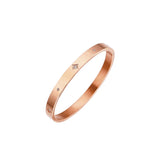 Crystal Eight Pointed Star Bangle Bracelet