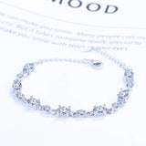 Silver 925 Gemstone Bracelet with Ruby Sapphire Amethyst for Wedding