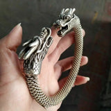 Women Chinese Tibetan Silver Bracelet Man Charm Jewellery